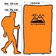 ТермоОдеяло ТакДеялко Базовое (спасательное покрывало) оранжевое Mylar