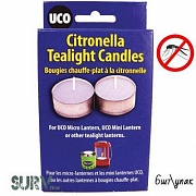 Свечи длительного горения UCO tealight candle 4 hour (с цитронеллой)