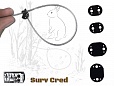 Мультитул-кредитка выживальщика Surv Cred (набор инструментов для выживания) (черный)