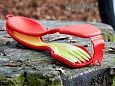 Пластиковая ложка-вилка-нож с чехлом Light My Fire Sporks'n Case 4-в-1