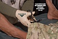 Медицинские ножницы (тактические изогнутые тупоконечные) SurvMed SM-02 (черные)